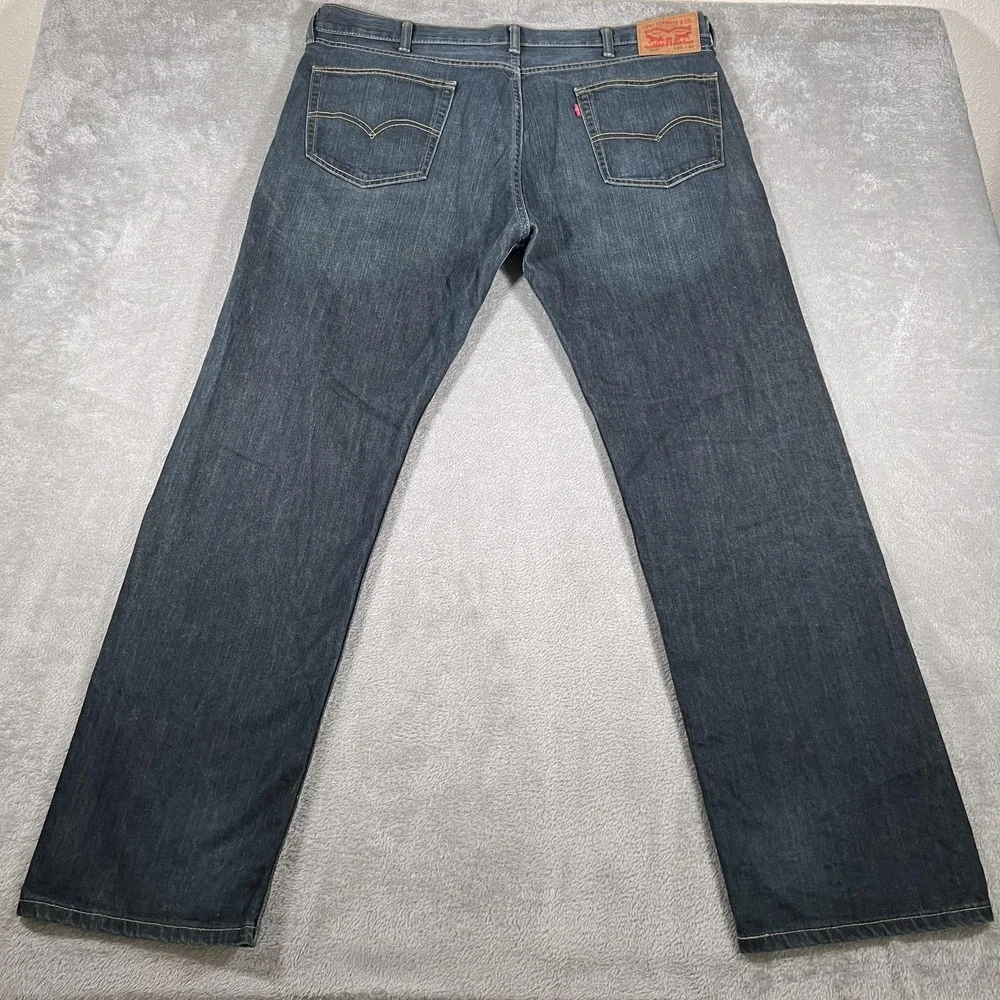 Levis Jeans‎ Mens 40x32 Blue 505 Medium Wash Straight Leg Zip Fly Denim Classic